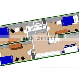 2*40ft Modified Container House/40ft Flat Packed Container Home thumbnail-1