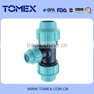 High Quality PP Water Compression Fittings for Irrigation thumbnail-5