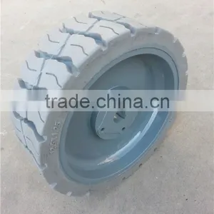 Solid Tires for JLG Haulotte Scissor Lift Replacement Tires 12.5x4.25 thumbnail-5