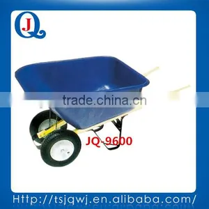 Big Plastic Bucket Garden Wheel Barrow JQ-9600 thumbnail-1