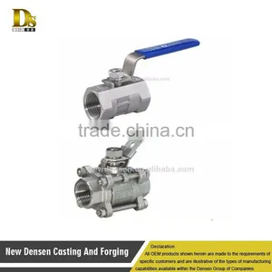 OEM Customized 1/2",3/4",1",1-1/4",1-1/2",2" PVC 3 Ball Valves thumbnail-1