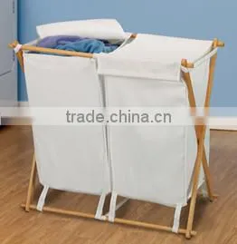 Promotional Wicker Laundry Basket Stand thumbnail-3