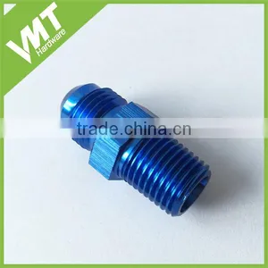 AN6 3/8" FUEL OIL ADAPTER MALE FLARE AN to NPT Fitting thumbnail-1