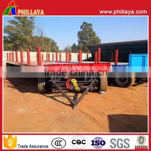 2017 New Model China Semi Trailer Type and High Tensile Steel Material 2 Axles Heavy Duty Low Bed Tow Dolly Trailer for Sale thumbnail-3