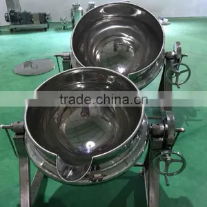 Tilting Jacketed Kettle Candy Cooking Kettle Industrial Steam Cooking Pot thumbnail-1
