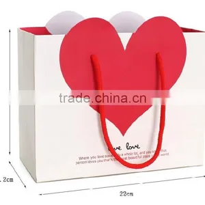 Promotional Custom Logo Printed Cheap Shop Paper Bags thumbnail-4