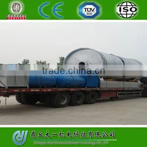 DAYI New Design Type Waste Rubber Recycling To Oil Pyrolysis Didstillation Plant /Small Pyrolysis Machine thumbnail-3