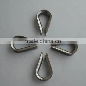 DIN6899B Electrical Galvanized Wire Rope Round Custom Thimble Clevis Price thumbnail-5