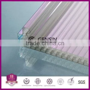 Honeycomb U-lock Polycaronate Hollow Sheet Solar Control Roofing System thumbnail-6