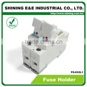 FS-032L1 Embedded Indicator 110V 32A 2 Pole RT18-32 Ceramic Fuse Holder thumbnail-4
