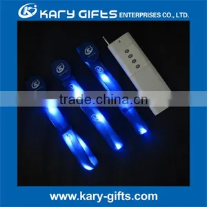 ABS+Nylon Event Concert Used LED Wristband Remote With Custom Logo Branding thumbnail-1