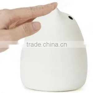 Rechargeable Color Changeable Silicone LED Sensitive Tap Control Night Light for Home thumbnail-3