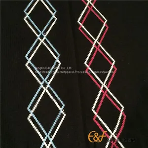 Cotton Intarsia Computer Knit Men Sweater thumbnail-4