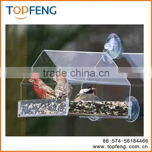 Window Bird Feeder/pet Transparent Feeder/sucker Bird House thumbnail-1