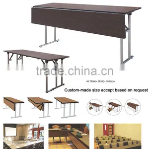 Stainless Steel Folding IBM Rectangular Conference Table With Extende Table Top LQ-T003 thumbnail-1