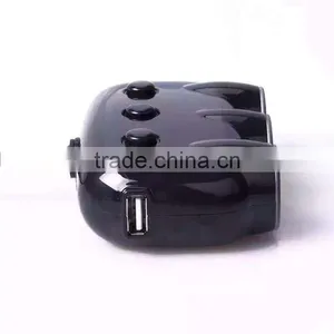 5V 1A 2.1a 3socket Usb Car Charger With Cable for GPS Led Light thumbnail-4