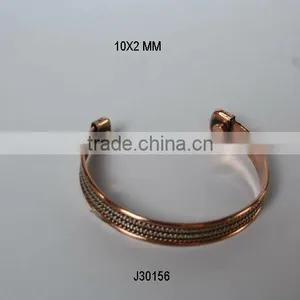 Magnetic Copper Bracelet With Steel Patterns Wearing it Has Health Benefits thumbnail-1