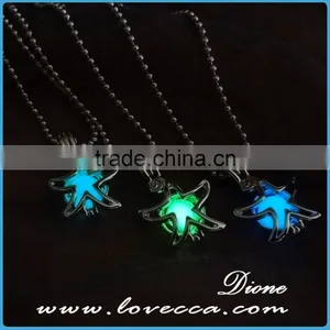 Hot Selling Luminous Jewellery Glow Star Necklace Pendant thumbnail-6