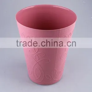 Household Garbage Can/Rubbish Bin With Relief Pattern/Plastic Trash Can thumbnail-2