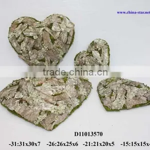 Moss Heart Decoration for Wedding thumbnail-1