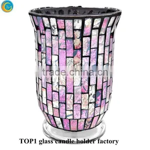 Discount Votive Candle Holders Moroccan Mosaic Glass Tea Light thumbnail-3