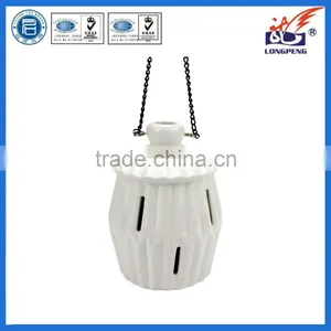Eco-Friendly Elegant White Ceramic LED Lighting Hanging Lanterns thumbnail-1