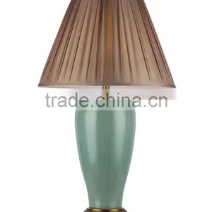 BISINI Antique Gray Ceramic Livingroom Desk Lamp thumbnail-2