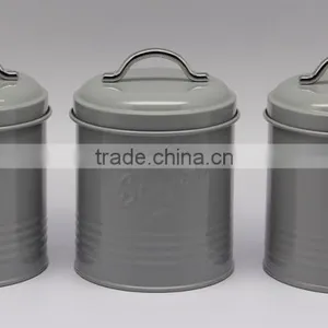 Food-grade Kitchen Storage Canister With Embossed Logo thumbnail-1