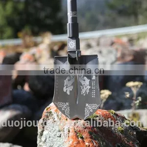 High Quality Multi-function Outdoor Sport Tools With Shovel Knife Hoe Digger Flashlight thumbnail-1