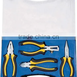 4pcs Combination Plier Set, Plastic Box thumbnail-1