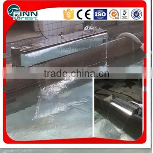 Decorative Indoor or Outdoor Artificial Stainless Steel Water Feature Wall Fountain thumbnail-1