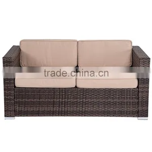 4-piece Wicker Garden Patio Furniture Sofa Set thumbnail-2