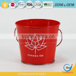 Garden Iron and Zinc Wholesale Galvanised Buckets for Flowers Zinc Buckets for Flowers thumbnail-1