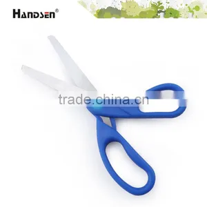 5-1/4" ABS Handle Round Tip Steel Cutting Scissors thumbnail-2