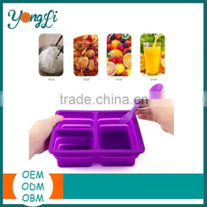 OEM Kitchen Silica Gel Lunch Box thumbnail-1