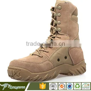 Lace Up Beige Military Desert Boots Combat thumbnail-4