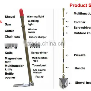 Multifunctional Outdoor Shovel EXS-5 thumbnail-1