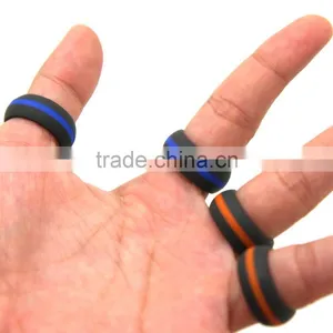 Hot Sale Colorful Custom Silicone Wedding Ring for Promotion thumbnail-3
