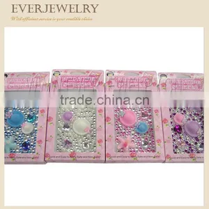 Bling Rhinestone Cellphone Stickers Mobile Phone Laptop Rhinestone Sticker thumbnail-2