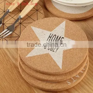 Wholesale 2017 Newly Personalized Cork Coaster / Paper Cup Mat thumbnail-3