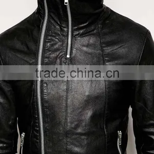 Fit Leather Jacket thumbnail-3