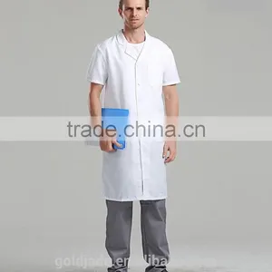 White Medical Coats Labcoat Medical Scrubs Doctor Uniform Nurse Clothing thumbnail-3