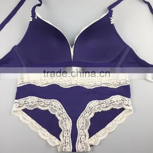 Mature Women Sexy Lace Fancy Bra Panty Set, Bra and Panty thumbnail-1