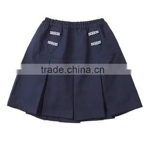 2017 Summer Girls' New Skirt of the New School Ribbon A Skirt thumbnail-2