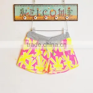 2016 Fashionable Hotsale Allover Print Single Jersey Ladie's Short thumbnail-3