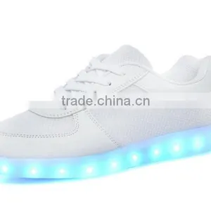Black White Led Shoes thumbnail-2