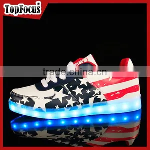 USB Charging Children Led Shoes Boys,girls Lighted Shoes Kids Led Flash Shoes thumbnail-1