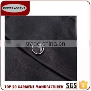 New Design Satin Trim Formal Business Black Men'S Fashion Suit Jacket thumbnail-5