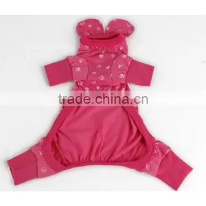Fashional Pink Dog Onesie Dog Apparel thumbnail-3