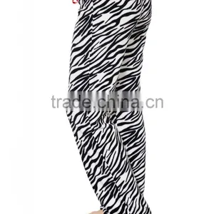 Zebra Plush Pants Pictures of Girls in Sleepwear thumbnail-4